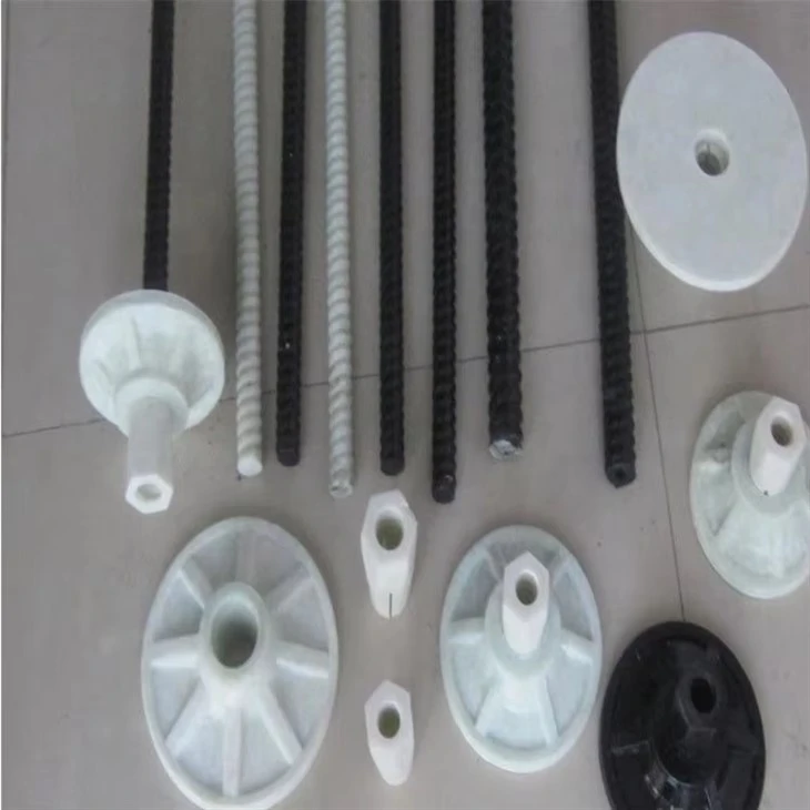 Fiberglass Rock Bolt GRP Threaded Bolts And Nuts